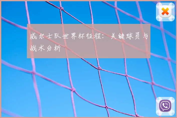 威尔士队世界杯征程：关键球员与战术分析