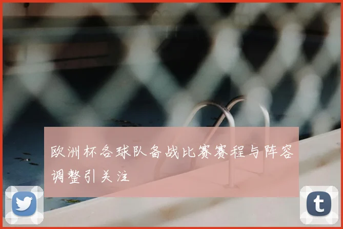 欧洲杯各球队备战比赛赛程与阵容调整引关注