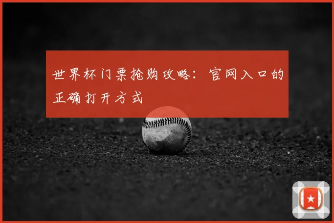 世界杯门票抢购攻略：官网入口的正确打开方式